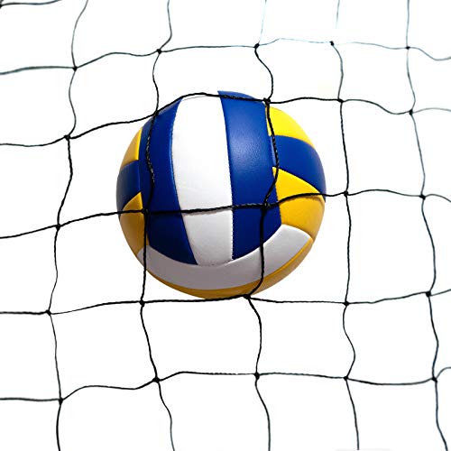 Sanung Volleyball Net with Steel Wire for Indoor and Outdoor Gardens Campus Backyard Swimming Pool Park Beach Portable Game Standard Size (32 FT x 3FT) Poles Not Included
