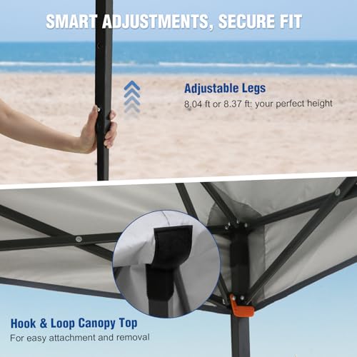 6x4 Pop Up Canopy Tent with One Wall Panel, Instant Portable Beach Canopy, Outdoor Tent with Carry Bag for Camping, Sports, Tailgating, Events, Blue - color: Blue, size: With One Wall