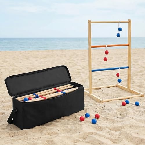 Oxford Fabric Ladder Toss Carrying Case Ball Game Set Organiser for Outdoor and Sports Accessories Storage Oxford Fabric Toss Carrying Case Set