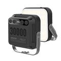 30000mAh LED Camping Lantern,Rechargeable Tent Light, QC3.0/22.5W, 1600LM, 4-Color Switch, IPX5 Waterproof Outdoor Light for Power Failure,Emergency,Camping,Hiking (Black-Pro - color: Black-Pro