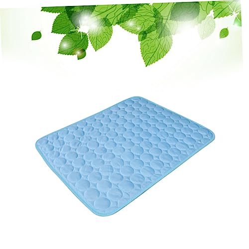 BESPORTBLE Pet Cooling Mat Comfortable Heat Dissipation Pad for Dogs and Cats Soft and Breathable Design for Cozy Rest for Home Use - size: 100*70*0.3cm