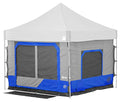 E-Z UP Camping Cube 6.4, Converts 10' Straight Leg Canopy into Camping Tent, Royal Blue (Canopy/Shelter NOT Included) - color: Royal Blue