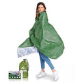 ANLOKE Emergency Blankets Mylar Thermal Blanket (4 Pack) of Space Blanket 82" x62''. Survival Blankets Heavy Duty Camping Gear, First Aid, Green - color: Green -4 Pack