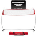 PowerNet Portable Volleyball Net for Backyard Training, Indoor Outdoor Volleyball Practice Equipment, Great for Hitting Serving Drills Small Scrimmage or 1 On 1 Game - size: 12.5-Foot