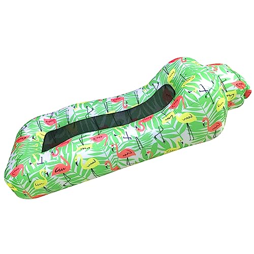 Inflatable Lounger, Ultralight Portable Ergonomic Beach Bed Air Sofa Couch Waterproof Anti-Air Leaking for Indoor Outdoor Hiking Camping Traveling, No Pump Required (Color G) - color: Color G