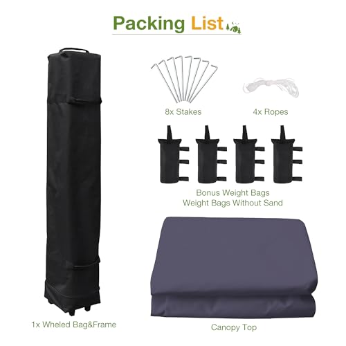 Takywep 13x13 ft Outdoor Gazebo Pop Up Canopy Tent, Heavy Duty Metal Frame, Double UV Protection, Privacy Screen Curtain, 3-Height Adjustable, Wheeled Bag & Ground Stakes for Backyard Patio Beige - color: Khaki Beige