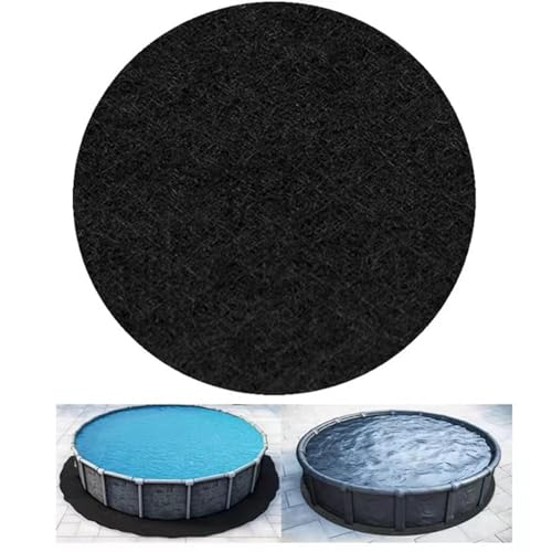 Pool Mat - Ground Pad | Liner Protector | Waterproof Flooring Pad | Outdoor Pool Base for Gravel Concrete Lawn Backyard Deck Camping Summer Use Durable Protective Layer Mat - size: Diameter 3.7 meters