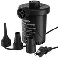 Dr.Meter Air Pump for Inflatables: AC 110V Air Mattress Pump with 3 Nozzles - Quick-Fill Electric Inflator Deflator for Inflatable Pool Raft Bed Boat Floats Swimming Rings Yoga Balls - style: HT-166