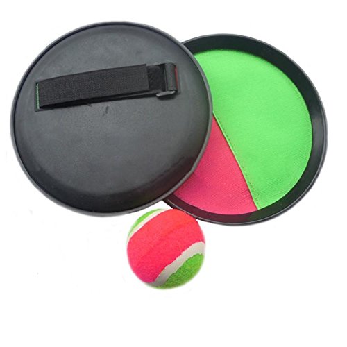 YMCtoys Kids Toys Toss and Catch Ball Set with 4 Paddles 2 Balls Outdoor Games for Kids Beach Pool Yard Games Toys for 3-12 Years Old Boys Girls Kids Adults Family