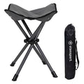 Stansport Apex Fold-Up Stool (G-140) - Black/Grey, Portable and Lightweight Stool for Camping, Fishing, Hiking, Backpacking and More - 300 lbs weight capacity