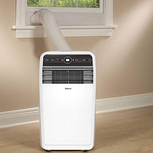 Shinco 12,000 BTU Portable Air Conditioner, Portable AC Unit with Built-in Cool, Dehumidifier&Fan Modes for Room up to 450 sq.ft, with Remote Control, 24 Hour Timer, Installation Kit - color: SPF1-White-Standard, size: 12000 BTU