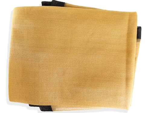 SUN GUARD 20' x 20' Tan Sunshade Net | 100% High Density Polyethylene | UV Stabilized | Reinforced Corners | 20 ft x 20 ft (6.1 m x 6.1 m) | Optimal Sunlight Reduction - color: Tan, size: 20' x 20'