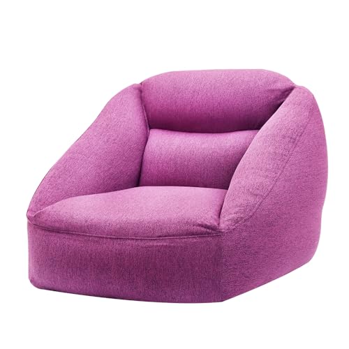 Inflatable Sofa Chair Portable Air Couch Camping Lounger with Air Pump for Home Outdoor Camping Travel (Purple) - color: Purple