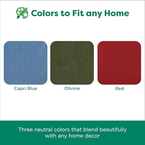 FurHaven Gridded Ripstop All-Weather Deluxe Orthopedic Mattress Pet Bed, Olivine, Medium - color: Olivine, size: Medium