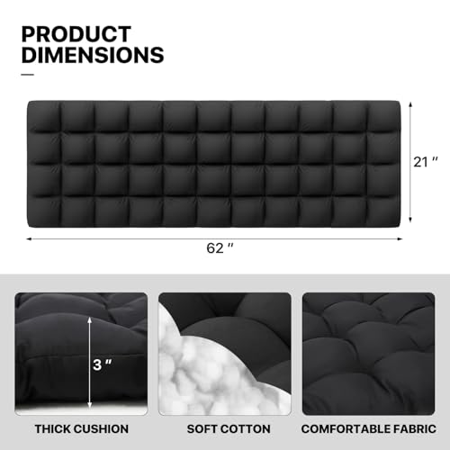 MoNiBloom Zero Gravity Lounge Chair with Cushion, Padded Patio Anti Gravity Recliner, Foldable Outdoor Lounger with Cup Holder Tray, Headrest and Footrest for Beach Camping, Black - color: Black, size: Standard with Footrest 1-Pack