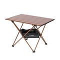Alpcour Portable Camping Table – Lightweight, Compact Folding Side Table in a Bag with Aluminum Top & Heavy Duty Hinge for Easy Travel & Storage – Great for Outdoor BBQ, Backpacking, Tailgate & More - size: Medium