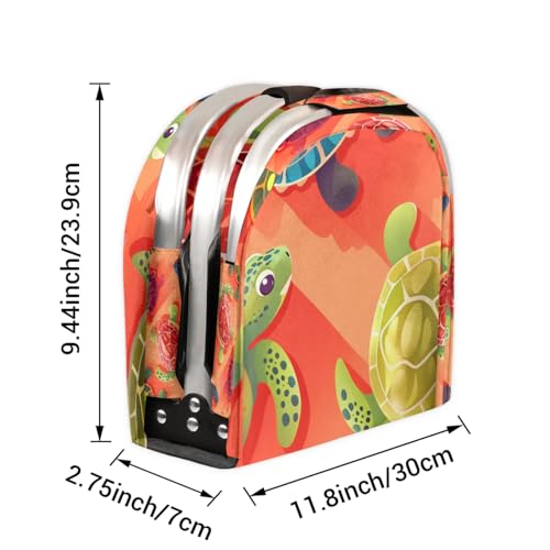 Picnic Basket, MARYHFENVA Shopping Basket with Handle 40L Collapsible Grocery Basket Portable Folding Bag for Marketing Picnic - color: Turtles(style 1)