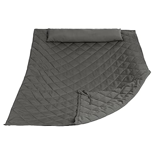 ANOW Portable Hammock Pad with Hammock Pillow, Replacement Hammock Pad, Grey - color: Grey