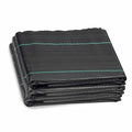 Landscape Fabric 6ft X 50ft Weed Barrier Landscape Fabric Heavy Duty Premium 3.2oz Garden Fabric Weed Barrier Weed Block Gardening Mat,Woven Geotextile Fabric Ground Cover Weed Barrier - size: 6X50 FT