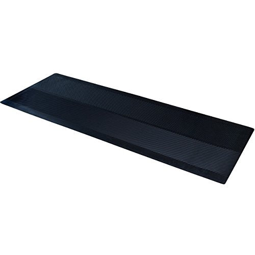 CLIMATEX Indoor/Outdoor Rubber Runner Mat, Door Mat For Floor Protection, 27" X 10', Black (9A-110-27C-10) - size: 120"L x 27"W x 0.1"Th