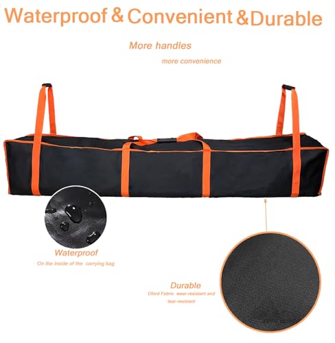 Large Tent Storage Bag 67X11.5X11.5in with Handles -10*10ft 10*20ft Pop Up Canopy Replacement Parts,for Various Party Tent Canopy Tent Poles patio Umbrellas, Heavy-Duty Water Resistant Oxford Fabric - size: 67X11.5X11.5inch