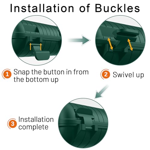 Outdoor Extension Cord Box, 3 Pack Large Waterproof Electrical Box Plug Protector Cable Connection Safety Cover IP54 Water-Resistant for Power Strip, Holiday Light and Decorations, Green - color: 3 Pack Green