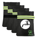 4Pack Outdoor Faucet Covers for Winter Freeze Protection 8.5″x5.9″x1.9″ Thicker Hose Bib Covers for Wall Taps Outside, Insulated Bags Spigot Cover with Unique Reflective Strips, Christmas Gifts - color: 4pcs black