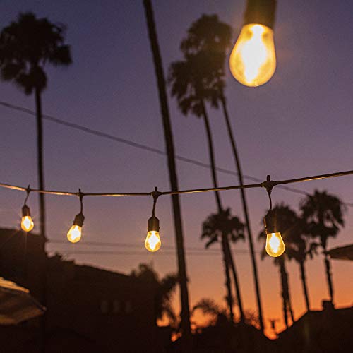 S14 Incandescent Edison Light Bulbs - 11W Vintage Clear Glass Bulbs with E26 Medium Screw‐Base, Warm Filament Replacement Bulbs for Outdoor Patio Garden String Lights, 20 Pack - style: 20 Pack