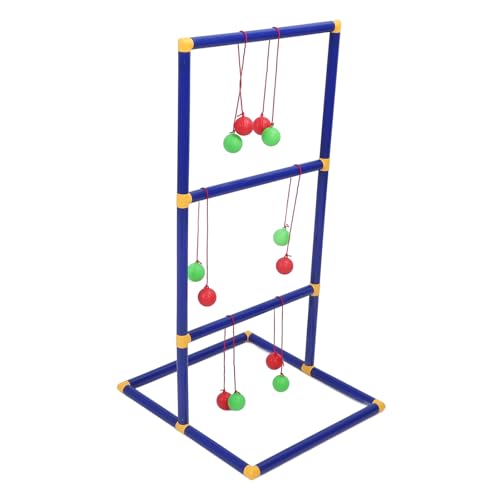 Yinhing Ladder Toss Game Set By Brand Name Interactive Assembly Replacement Ladder Tossing Game for Outdoor Fun 12 Balls Included Family Friendly and for Ages 3+