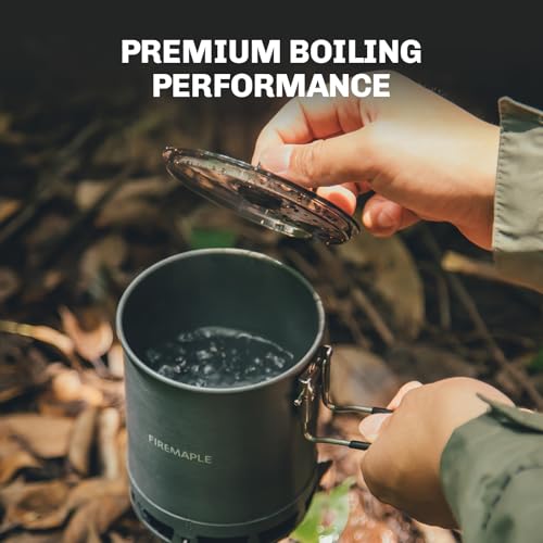 Fire-Maple Petrel Quickboil Pro Ultralight Cooking System – Compact & Fast-Boiling Backpacking Stove Pot Set, Ideal for Hiking, Solo Camping, Travelling, Hunting Trips | PETREL SYSTEM w/Greenpeak - size: Petrel System with Greenpeak