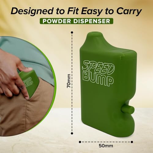 Portable Pepper Shaker (Green) - Versatile Seasoning Set, Multi Functional Salt Dispenser Spice Shakers for Easy Use - Convenient & Discrete Plastic Salt and Pepper Dispenser for Fine Spices - color: Green