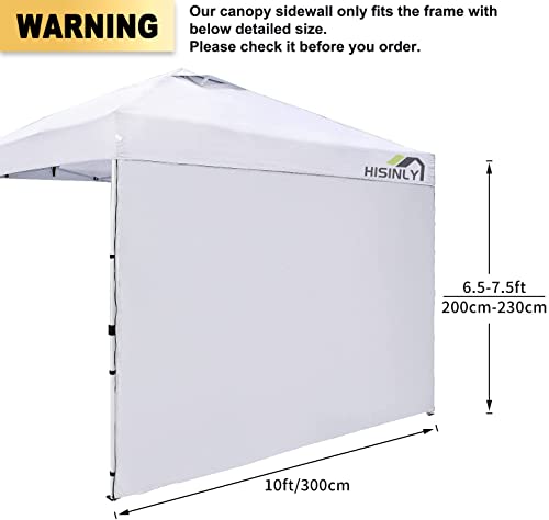 Canopy Sidewalls 10 * 10 ft 300D Sunwalls with Silver Coating UV Protection and Waterproof Oxford Cloth Suits Pop-up Tent/Instant Canopy/Commercial Canopy (Sidewall Only) - color: White with silver coat, size: 10x10ft Sidewalls*3