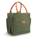 Joymee Lunch Bag Women Insulated Lunch Box Reusable Leakproof Large Spacious Cooler Tote for Womens Mens Adults with Bottle Holder and Side Pockets for Work Office Travel Picnic - Green - color: 04 Green