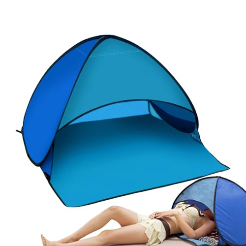 Shade Tents – Dog Pop Up Tent, Portable Travel Shelter | UV Block Folding Pet Sunshade, Wind Resistant Canopy for Outdoor Use, Lightweight Beach Tent with Mobile Mount and Easy Carry Handle - color: blue fight blue