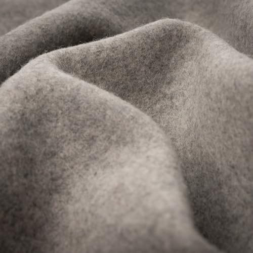 Arcturus Military Wool Blanket - Warm, Thick, Washable - Great for Outdoors, Camping, Stadium Blanket, Picnics, Travel - Car & Bushcraft Survival Kits - color: Stone Gray