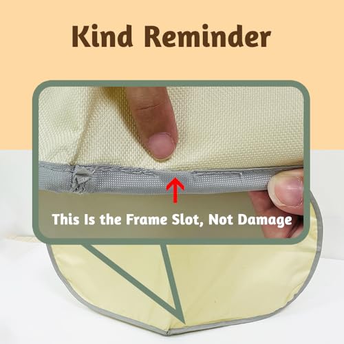 Mini Pop Up Pet Tent for Small Cats & Dogs Only, Instant No Assembly Sun Shade Pet Shelter for Beach, Camping & Outdoor, Foldable Portable Pet Bed Tent, 27'' x 14'' x 12''