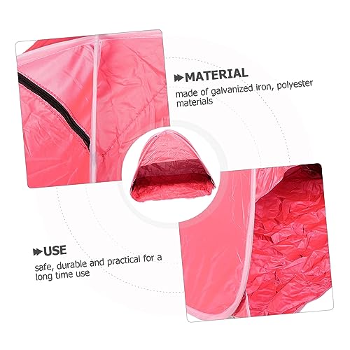 Happyyami Instant Sun Shade Canopy Beach Tent Pet Tent Portable Hiking Tent Fast Sunshade Shelter Head Sun Shade Automatic Camping Tent Baby Play Pool Tent Travel Galvanized Iron Mini Laptop