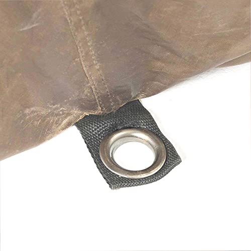 CLAM Quick-Set Pop Up Screen Tent, Traveler, 6 x 6 ft, Instant Setup Brown Portable Outdoor Shelter, Compact Bug-Free Canopy Tent for Camping, Fishing, Backyard - Brown - color: Brown/Tan Roof/Black Mesh - w/ Wind Panel Flaps