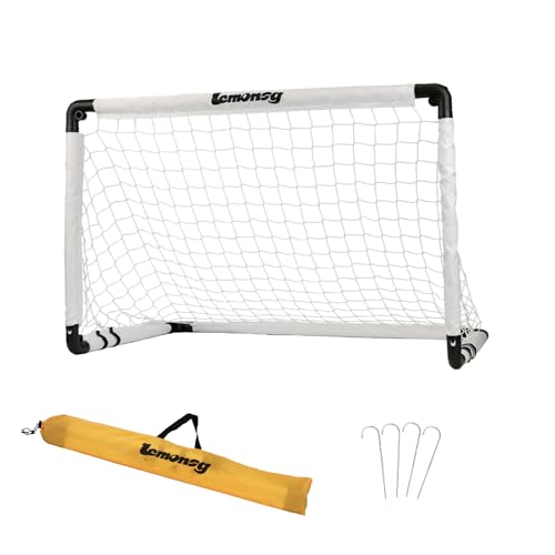 Small Soccer Goals for Kids, Foldable Mini Soccer Goal Set with Portable Soccer Net for Kids, Kid Soccer Goal for Indoor Outdoor Backyard Play, Soccer Toy Gift for Children - size: Classic White: 35.43×23.62×23.62 inch in goal