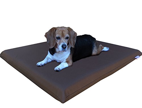 Dogbed4less Memory Foam Dog Bed for Small to Medium Large Pet with Waterproof Internal Cover, Oxford After Dark 34X27X3 Inches - color: Oxford After Dark, size: 1 Pack Medium 34"X27"X3"