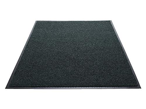 Guardian Golden Series Chevron Indoor Wiper Floor Mat, Vinyl/Polypropylene, 3'x10', Green - color: Green, size: 3' x 10' (Rectangular)