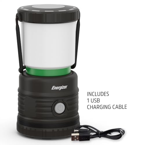 ENERGIZER LED Camping Lantern X1000, Bright and Rugged Tent Light, Water Resistant Lantern for Camping, Hiking, Fishing, Emergency (USB Cable Included) - style: 1200 Lumens