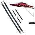 Umbrella Wind Stabilizer Straps,Fixed Strap for Large Outdoor Umbrella,Adjustable and Reusable Cantilever Parasol Wind Straps