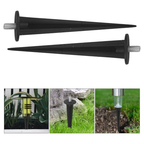 ARTIBETTER 6 Pack 6 Inch Aluminum Ground Stakes, Heavy Duty Rust-Proof Landscape Spikes for Solar Pathway Lights, Tent Pegs for Camping, Beach, Lawn Outdoor Decor Anchor Stakes