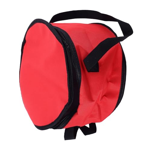 Haofy Round Insulated Casserole Carrier Bag for Picnic, Oxford Cloth, Reusable Cooler, Thermal Picnic Bag (red)