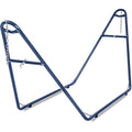 gafete Universal 2 Person Hammock Stand Only, 600 lbs Capacity, Fits 9 to 14ft Hammocks, Adjustable Double Heavy Duty Powder-Coated Steel Stand for Outside, Multi-Use (Navy) - color: Navy
