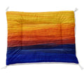 Nttopship Dog Cat Bed Mat Ultra Soft Fluffy Pet Bed Washable Fashion Dog Crate Beds Comfy Comfy Pet Sleeping Pad Suitable for Pet Raised Bed(30"x26",Setting Sun) - color: Setting Sun, size: Medium