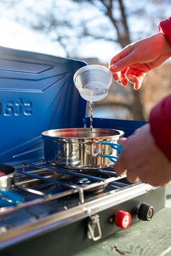 Stansport Stainless Steel Camping Cookware Set – Durable Nesting Mess Kit for Backpacking, Hiking & Outdoor Cooking – Compact Portable Pot & Pan with Carry Bag – Multiple Sizes for Family to Solo Use - style: 4 Piece