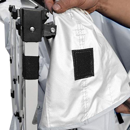 Impact Canopy 040000001 Slant Leg Canopy, 10' x 10', White-No Sidewall - color: White, style: No Sidewall