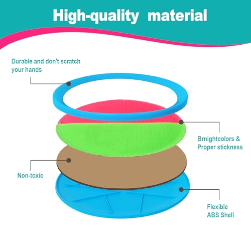 Toss and Catch Ball Set – Family Outdoor Games, Games for Kids Ages 4-8 +, Beach Kids Toys Great for Boys and Girls, Ideal for Birthday Includes 4 Paddles 4 Sticky Balls (36 Months+)